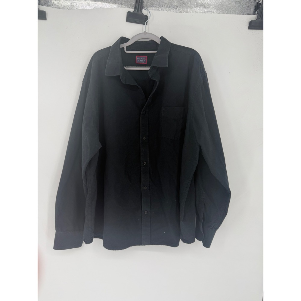 UNTUCKit Button Down Shirt Mens XXXLC Black Excellent Cotton Long Sleeve